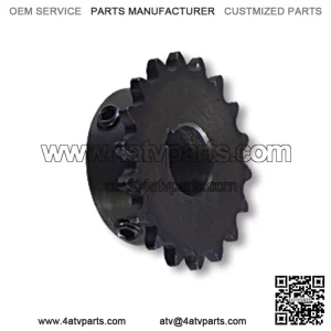SPROCKET ?C ??B?? TYPE, STEEL, #35 CHAIN, 3/4?? BORE, 3/16?? KEYWAY, 5/16-18 SET SCREW, 18 TOOTH
