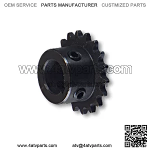 SPROCKET ?C ??B?? TYPE, STEEL, #219 CHAIN 18T 3/4?? BORE, 3/16?? KEYWAY, 5/16-18 SET SCREW