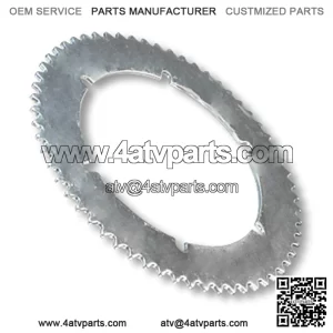 SPROCKET, STEEL, #35 CHAIN, 60 TOOTH, 5.25?? BOLT CIRCLE, 6 NOTCHES, 4.93?? BORE
