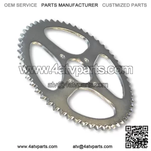 SPROCKET, STEEL, #35 CHAIN, 60 TOOTH, 2.875?? BOLT CIRCLE, 4 HOLES@.3125??, 2?? BORE, P5263 BOLT PATTERN