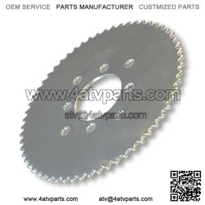 SPROCKET, STEEL, #35 CHAIN, 60 TOOTH, 4 HOLES@.375?? ON 2.875?? BOLT CIRCLE (BOLT PATTERN P5263) & 4 HOLES@.375?? ON 3.5?? BOLT CIRCLE (BOLT PATTERN P5214),  2.125?? BORE