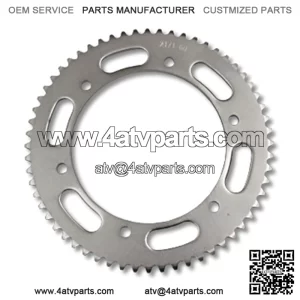 SPROCKET, STEEL, #35 CHAIN, 60 TOOTH, 5.25?? BOLT CIRCLE, 6 HOLES@.3125??, 4.563?? BORE,  P5245 BOLT PATTERN