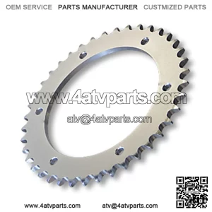 SPROCKET, STEEL, #40/41(#420) CHAIN, 4.563?? BORE, 6 HOLES@.261??, 5.25?? BOLT CIRCLE, (P5245) 40 TOOTH
