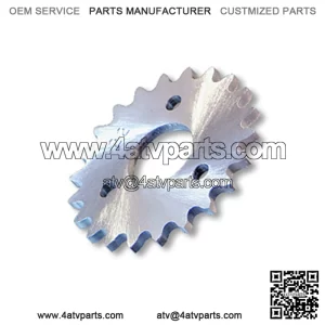 SPROCKET, ALUMINUM, #35 CHAIN, P5256 ?C 1?? BORE, 1.687?? BOLT CIRCLE, 3 BOLTS @ .272, 25 TOOTH