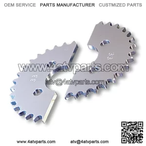 AXLE SPROCKET, ALUMINUM, #40 CHAIN, P5237 BOLT PATTERN ?C 1.75?? BORE, 2.75?? BOLT CIRCLE, 30 TOOTH