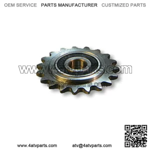IDLER/TENSIONER SPROCKET STEEL, #35 CHAIN, 1/2?? ID PRECISON BEARING, 19 TOOTH