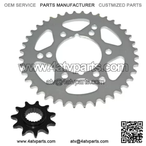 Front & Rear Sprockets Kit for Polaris Trail Boss 330 2003-2010 (For: Polaris)