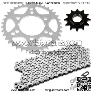 Non O-Ring Drive Chain & Sprockets Kit for Polaris Magnum 425 2x4 4x4 1995-1998 (For: Polaris)