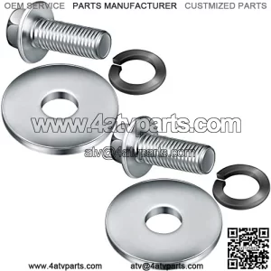 3/4 Inch Go Kart Clutch Bolt Kit Predator Engine Clutch and Lock Washer for Go Kart, Minibike and Kart Engine, Bolts for 10/12 Teeth Clutch Bolt Kit (2 Sets)