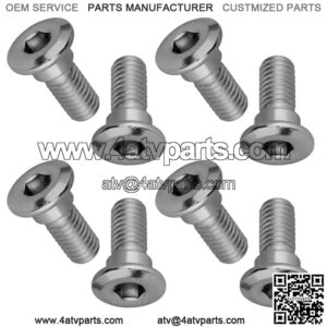 8 Front Rear Wheel Disc Stud Screw Bolt for Yamaha Grizzly 700 YFM700 2007-2021