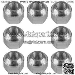 8x Front and Rear Wheel Nut for Honda FourTrax 250 1986-1987