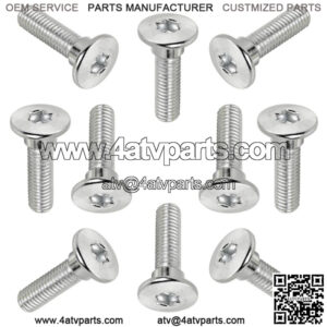 10 Front Disc Stud Bolt fits Kawasaki Ninja ZX6 ZX6R ZX600 ZX636 1990-2018