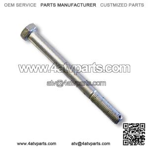 BOLT, 3/8-24 X 4??,  1/16?? HOLE DRILLED 3/32?? FROM END, ZINC PLATED