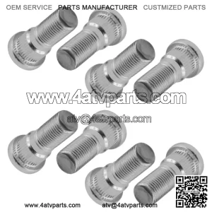 8 Front Rear Wheel Hub Stud Bolt for Kawasaki Mule 4010 KAF950 F G Diesel 09-13