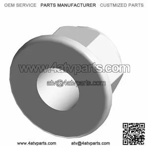 Polaris Ranger Nylock Nut, Genuine OEM Part 7547475, Qty 1