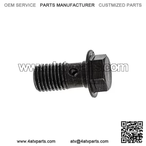 Polaris Ranger Banjo Bolt, 10 mm x 1.25-6G, Genuine OEM Part 1910958, Qty 1