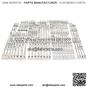 HONDA TRX450R TRX 450R POLISHED STAINLESS STEEL ATV BOLT SCREW KIT SET