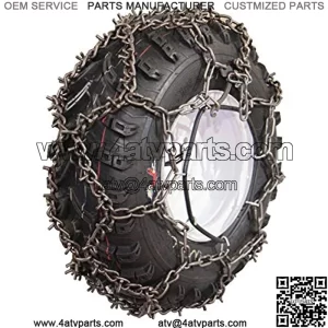 GTN-728 ATV Diamond Studded Tire Chains 26x9-12 26x9-15 26x10-12 26x10-14 26x10.5-14 26x12-10 26x12-12 27x10-10 27x10-11 27x10-12 27x10-15 27x9-10 27x9-11 27x9-12 27x9-15 28x10-14 28x10-15