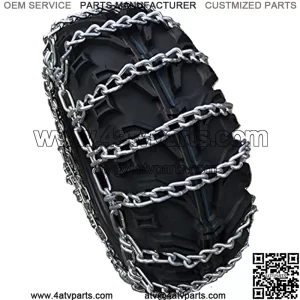 ATV UTV Tire Chains ATV518 Studless (No V-Bar) 24X9X11 25X10X12 24X11X10 24X11X9 25X8X12 24x11x11 24x11x12 25x10x11 25x11x9 25x11x12 26x9x12 26x9x14 26x10x12 26x10x14