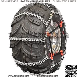 GTU-617 ATV 4 Link Ladder Alloy Tire Chains with Tensioners 24x13-9 25x10-10 25x10-12 25x11-10 25x10.5-15 25x12-9 25x12-10