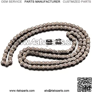 25H 132 Links Chain, PRO BAT, With 2Pcs Master Link For 47cc 49cc ATV Quad Scooter Mini Dirt Pocket Bike Minimoto 2 Stroke