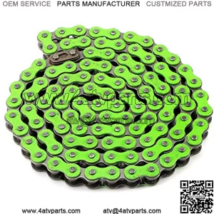 Drive Chain, Link Chain Replacement Spare Parts Motorbike Driving Chains for 90CC 110CC 125CC 420?106L Motorcycle ATV (Green)