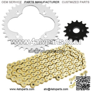Drive Chain & Sprockets Kit for Honda TRX400EX Sportrax 400 2X4 1999-2004