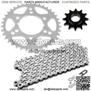 Non O-Ring Drive Chain & Sprockets Kit for Polaris Magnum 425 2x4 4x4 1995-1998