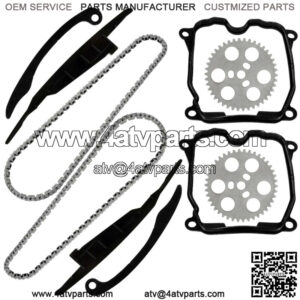 2x Valve Cover Gasket & Cam Chain Kit for Can Am Outlander 1000 DPS XT 2014 (For: Can-Am)