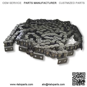 #40-1R CHAIN WITH A-2 ATTACHMENT EVERY 4TH PITCH ON PIN LINK, 10 FEET, BOXED WITH CONNECTING LINK