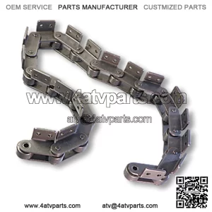 #C2082H / CHAIN WITH A-2 ATTACHMENT EVERY PITCH, 10 FEET WITH CONNECTING LINK