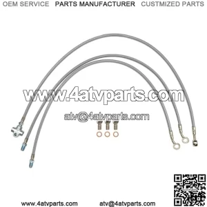 Stainless Steel Braided Brake Lines +2 Alba and brake line clamps