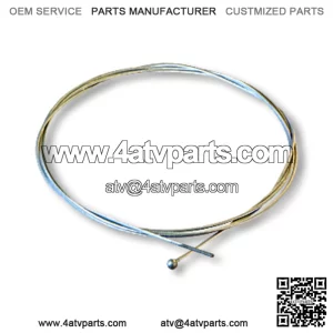 CONTROL CABLE, 1X19 TYPE WITH LARGE (6MM) SWAGED BALL, 5/64?? DIAMETER X 84?? LENGTH FOR 1/4?? CONDUIT