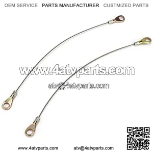Rear Tailgate Cable, 2PCS Tailgate Cable Hook 53045?1065 Replacement for Kawasaki Mule 3000 3010 3020