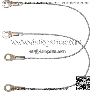 Tailgate Cable Hook Replacement for Kawasaki Mule 600 610 XC 610XC Replace# 53045-0006 (2PCS)