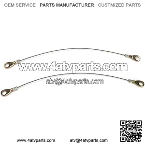 Car Tailgate Cables, 2Pcs Tailgate Cable Hook 53045 1065 Replacement for Kawasaki Mule 3000 3010 3020, Automotive Tailgate Cables Replacement Parts