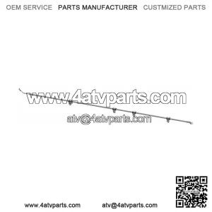 Polaris Ranger Brake Line, Genuine OEM Part 1912823, Qty 1