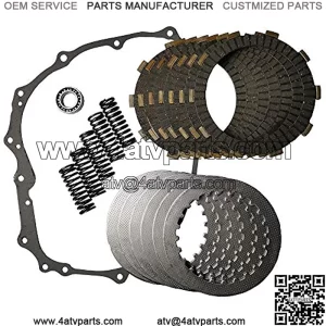 Complete Clutch Kit Heavy Duty Springs and Gasket Compatible for Honda Sportrax 400 TRX400EX TRX400X TRX400 1999-2014