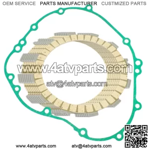 Clutch Friction Plates And Gasket for Kawasaki Ninja ZX-6R ZX636 2013-2020 (Fits: Kawasaki)
