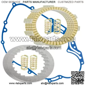 Clutch Friction Plates And Gasket Kit for Kawasaki Bayou 250 KLF250A 2003-2011 (Fits: Kawasaki)