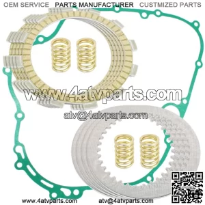 Clutch Friction Plates And Gasket Kit for Kawasaki Lakota 300 KEF300 1995-2003 (Fits: Kawasaki)