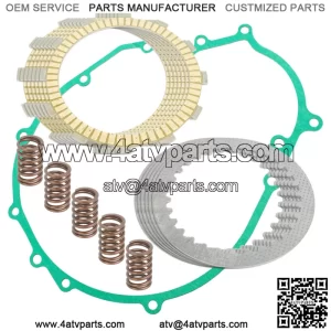 Clutch Friction Plates And Gasket Kit for Kawasaki Ninja 500 EX500 1987-1996 (Fits: Kawasaki)