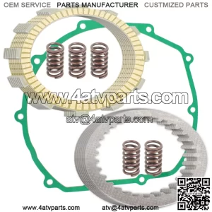 Clutch Friction Plates And Gasket Kit for Kawasaki Ninja 750R ZX750F 1987-1990 (Fits: Kawasaki)