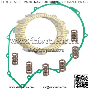 Clutch Friction Plates And Gasket Kit for Kawasaki Ninja ZX-10 ZX1000 1988-1990 (Fits: Kawasaki)