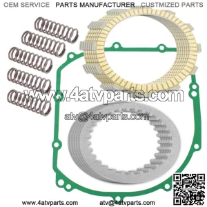 Clutch Friction Plates And Gasket Kit for Kawasaki Ninja ZX-6 ZX600D 1990-1993 (Fits: Kawasaki)