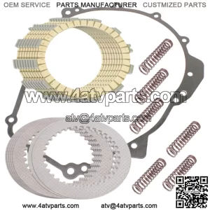 Clutch Friction Plates And Gasket Kit for Kawasaki Ninja ZX-6R ZX636 2005 2006 (Fits: Kawasaki)