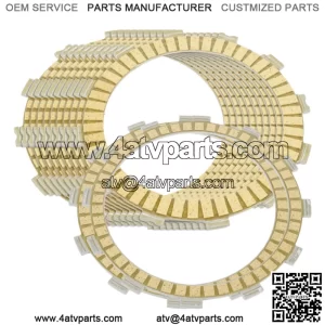 Clutch Friction Plates for Kawasaki Ninja ZX-12R ZX1200B 2002 2003 2004 2005 (Fits: Kawasaki)