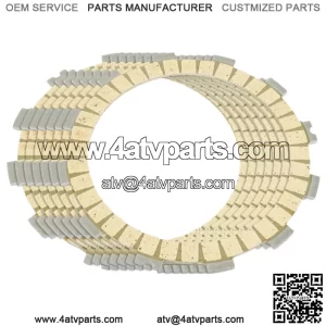 Clutch Friction Plates for Kawasaki Prairie 250 KLT250 1983 1984 1985 (Fits: Kawasaki)
