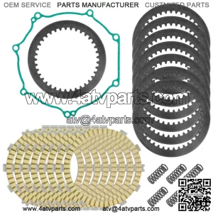 Clutch Friction Steel Plates Spring and Gasket Kit for Kawasaki KX450F 2006-2008 (Fits: Kawasaki)