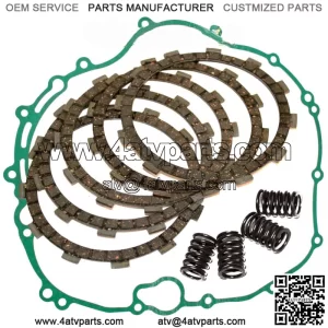Friction Plates & Springs & Gasket for Kawasaki Bayou 300 KLF300C 4X4 1989-2005 (Fits: Kawasaki)